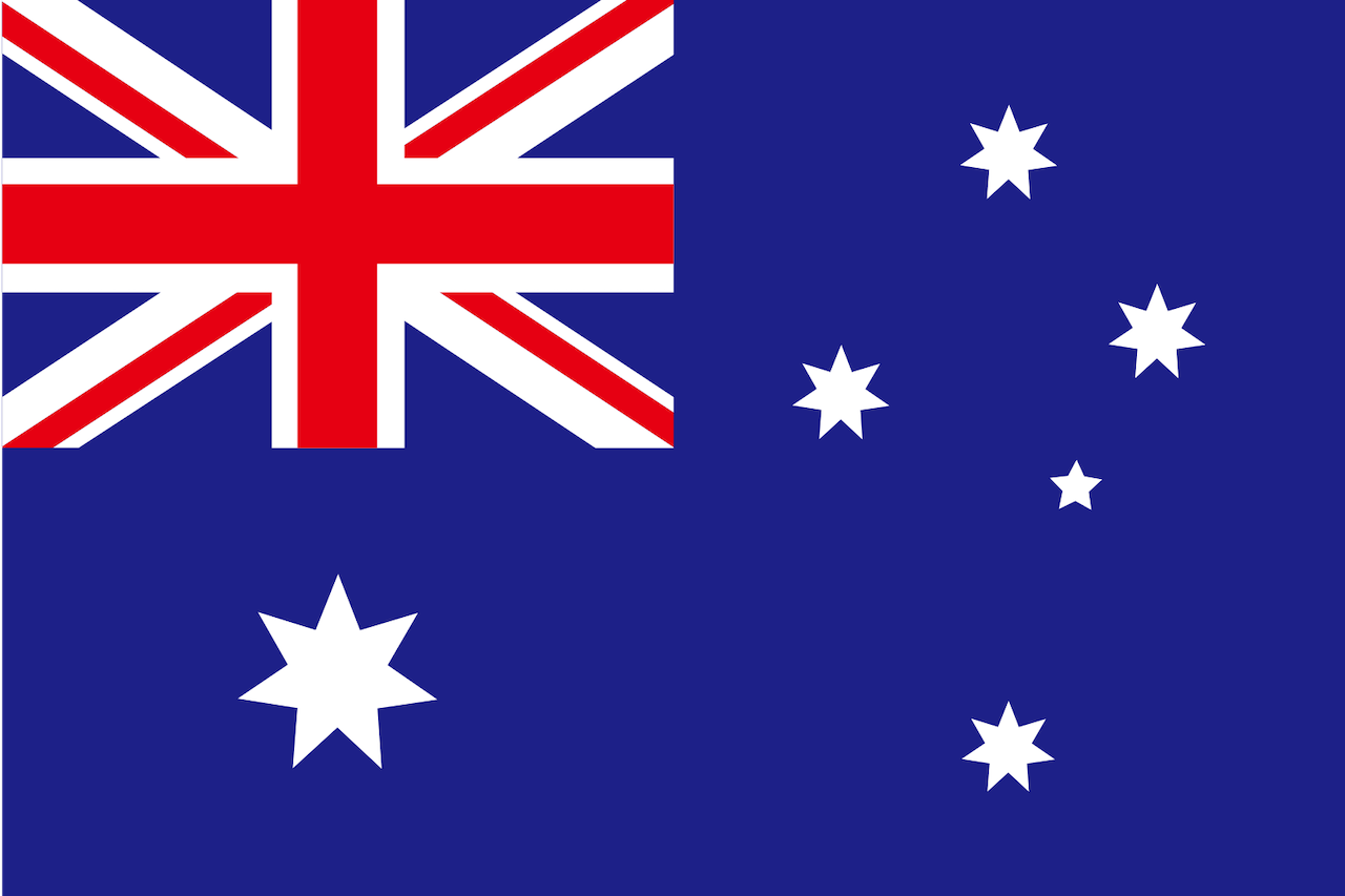 オーストラリア国旗とワーホリ