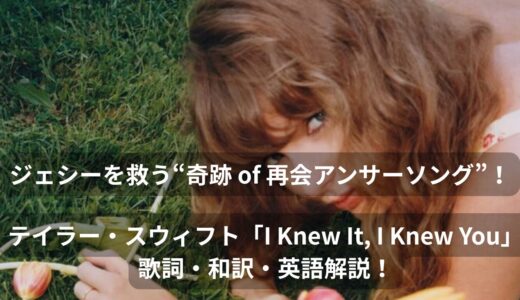 🎸【歌詞和訳】テイラー・スウィフト「I Knew It, I Knew You」徹底解説！奇跡の制作裏話と「思い出す」ための大人英会話レッスン💕