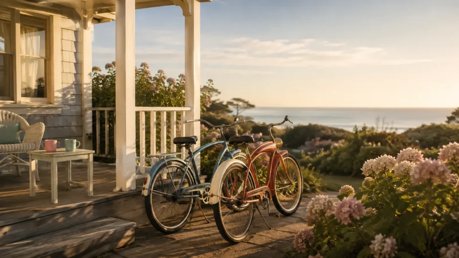 海辺の家に並ぶ二台の自転車―Wouldn't It Be Niceの未来への願い