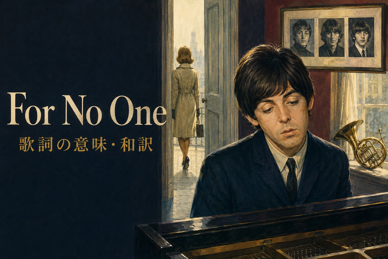 ビートルズ「For No One」歌詞の意味・和訳のアイキャッチ