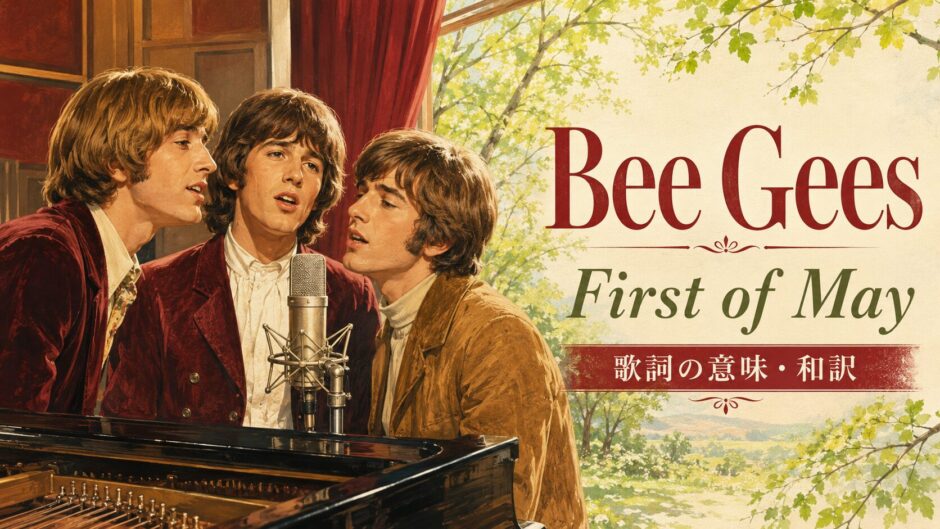 ビージーズのFirst of May（若葉のころ）の歌詞の意味と和訳を学ぶアイキャッチ