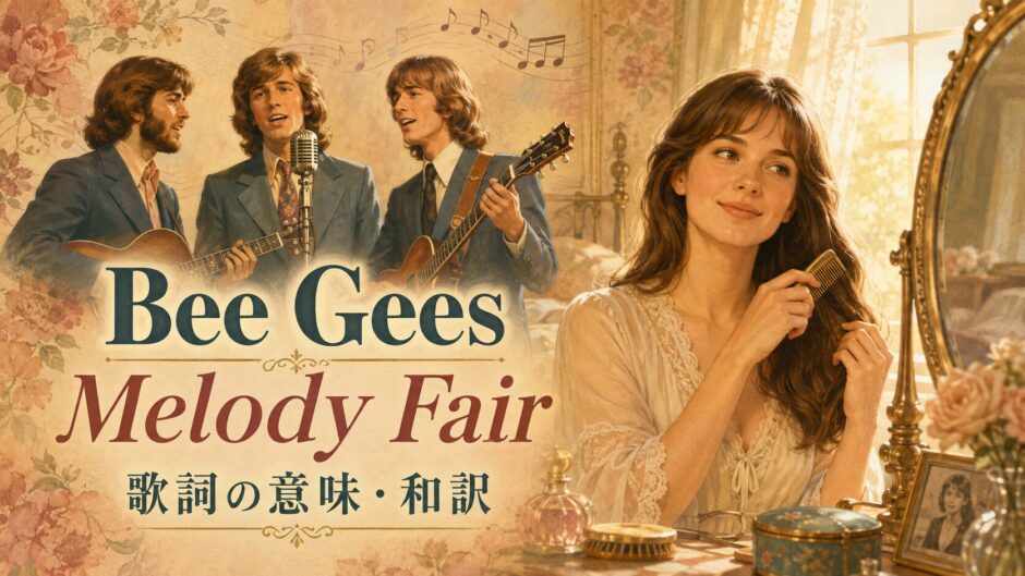 ビージーズのMelody Fair（メロディ・フェア）の歌詞の意味と和訳を学ぶアイキャッチ