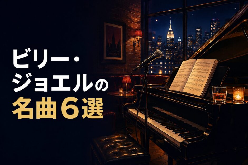 ビリー・ジョエルの名曲6選｜歌詞の意味・和訳で英語学習