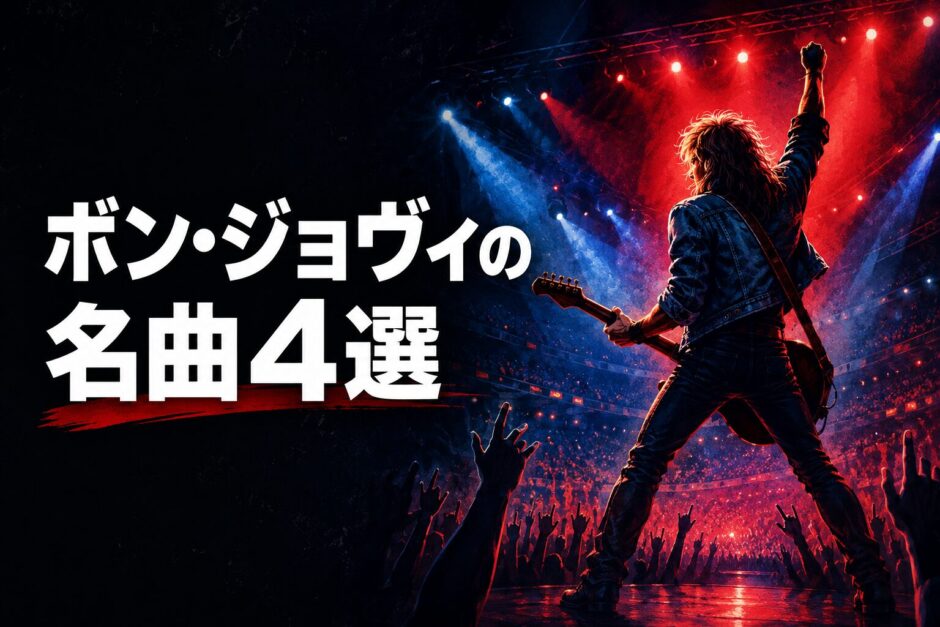 ボン・ジョヴィの名曲4選｜歌詞の意味・和訳で英語学習