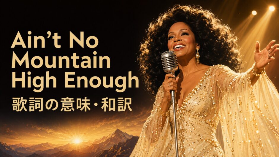 ダイアナ・ロス「Ain’t No Mountain High Enough」歌詞の意味・和訳