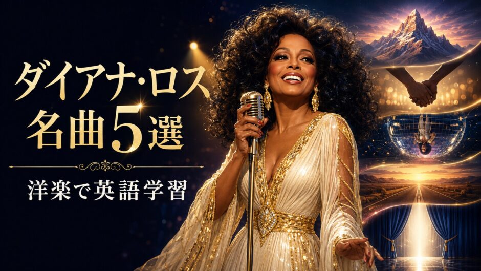 ダイアナ・ロスの名曲5選で英語学習