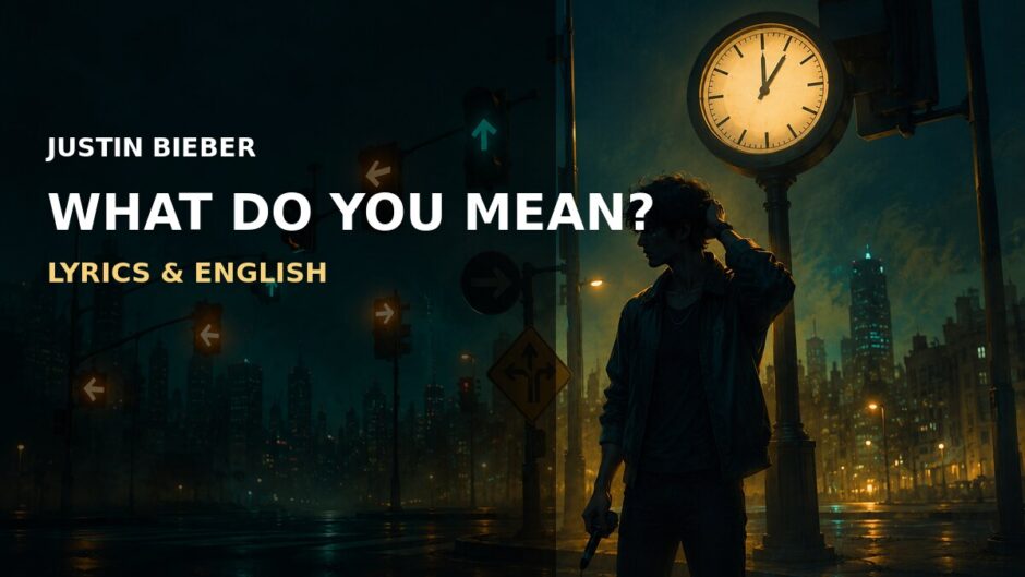 ジャスティン・ビーバー「What Do You Mean?」歌詞の意味と英語学習