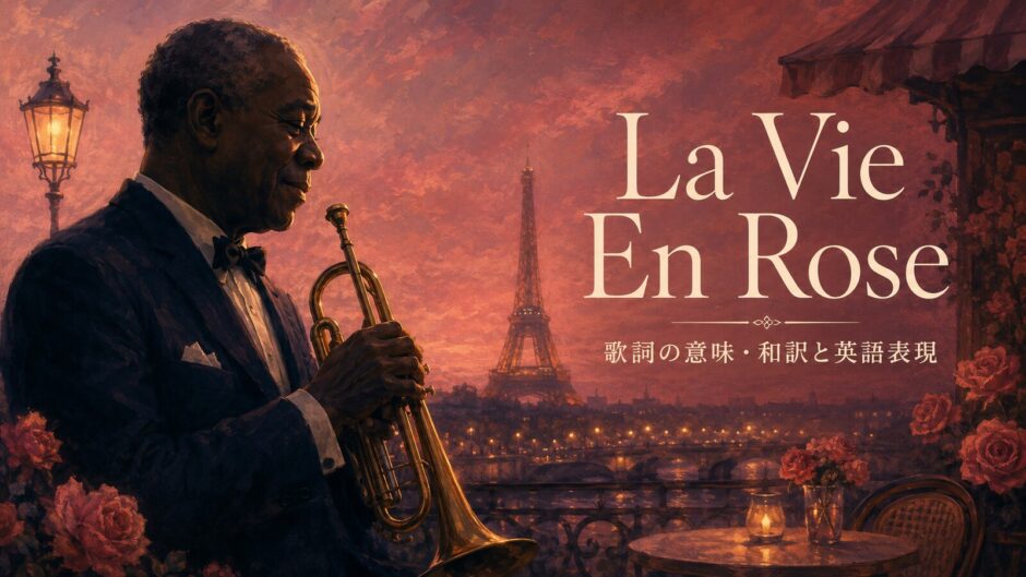 ルイ・アームストロング La Vie En Rose 歌詞の意味・和訳と英語表現