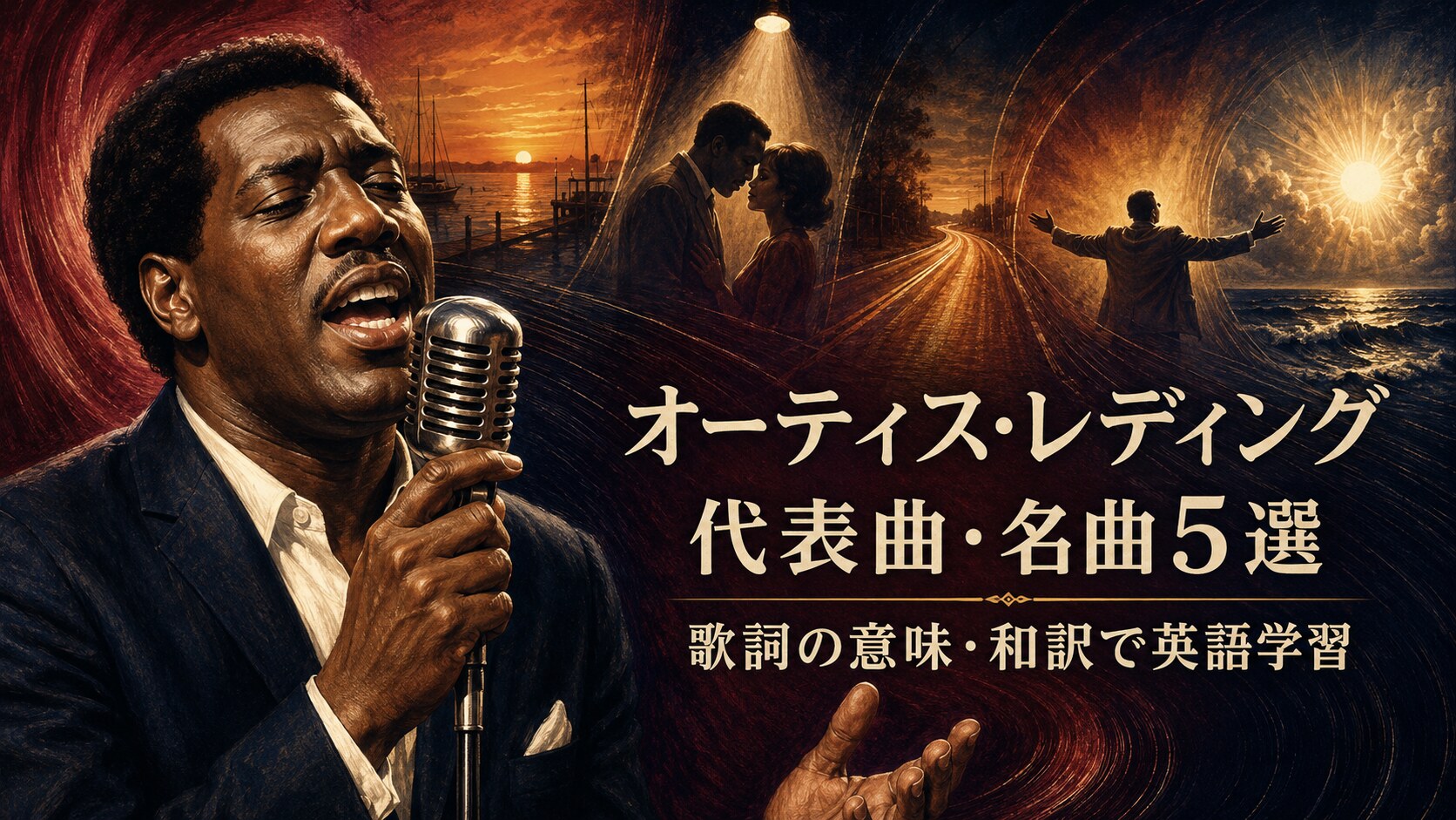 オーティス・レディングが歌う姿と5曲の情景を描いた代表曲・名曲5選のアイキャッチ