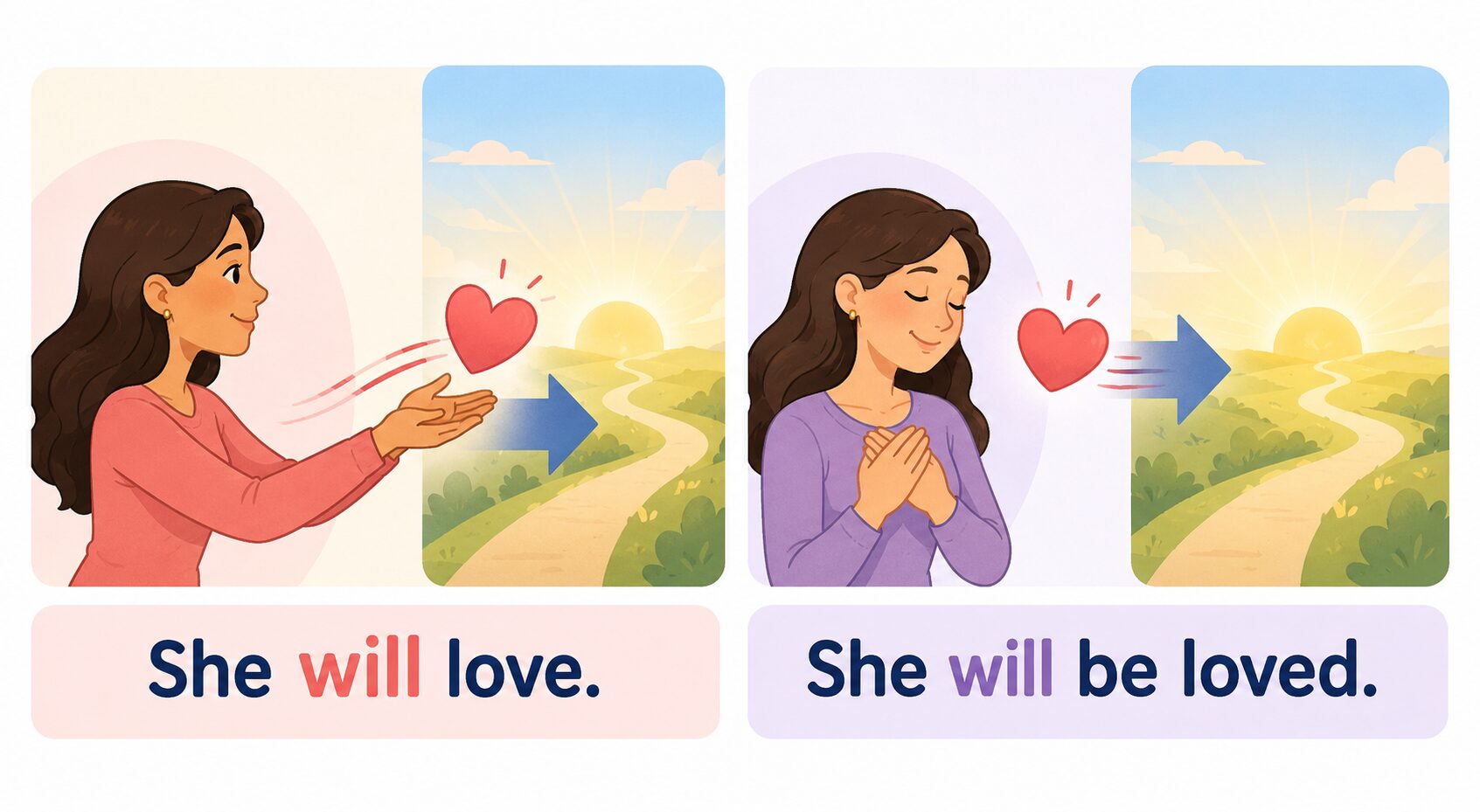 she will be loved grammar png