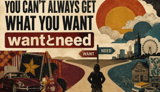 You Can’t Always Get What You Wantの意味は？wantとneedを英語解説