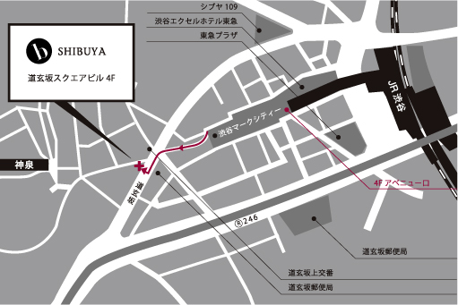 SHIBUYA Accsess map