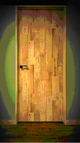 The door to the secret room
