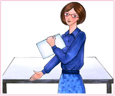 女性のイラスト