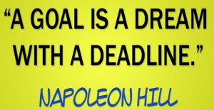 goal is a dream with a deadline