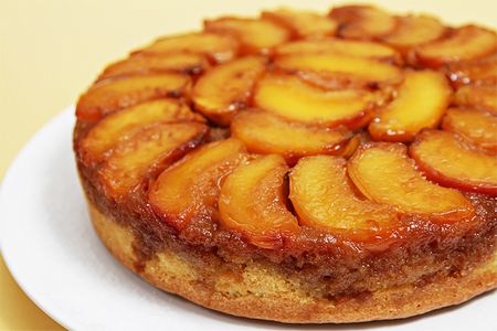 Peach Upside-Down Cake