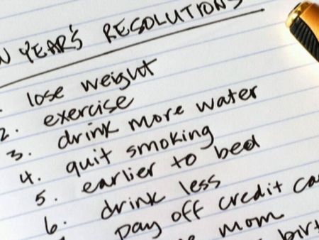 New Year's resolutions