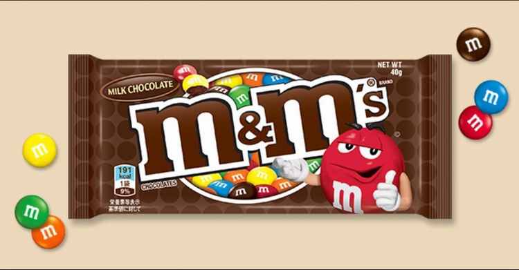 M&Mチョコ