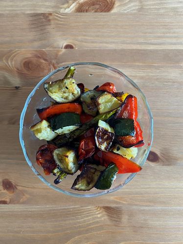 Easy Roasted Mediterranean Vegetables by Lana