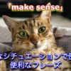 「make sense」の意味と使い方を英語のプロがわかりやすく解説！