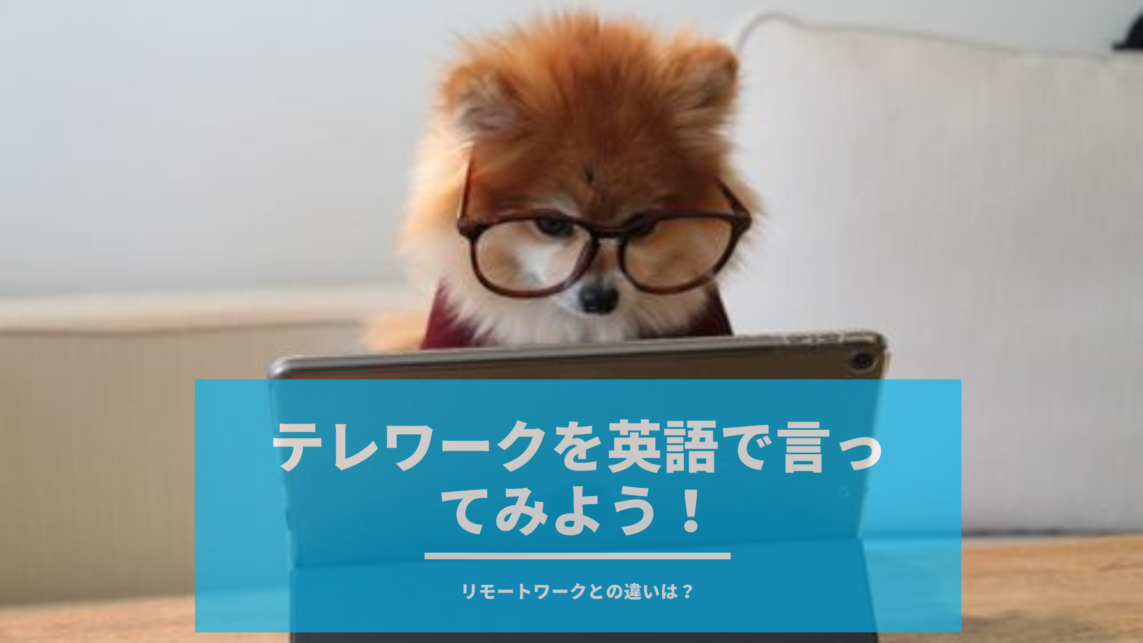 【例文豊富】テレワークとリモートワークの違いは？この２つを英語で理解して英会話に使ってみよう！