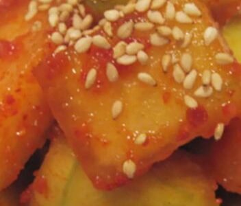 Watermelon Rind Kimchi by Henna