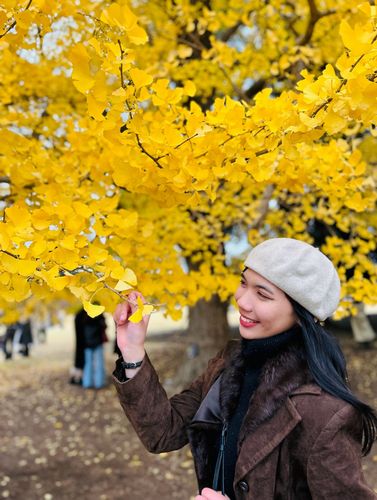 Autumn Leaves at Meiji Jingu Garden by Gabrielle