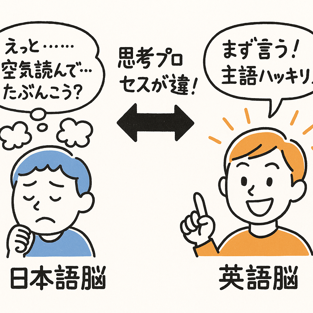 日本語脳、英語脳