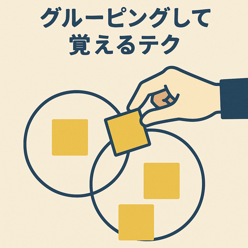 グルーピングして覚える