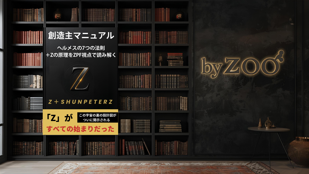 創造主マニュアル: ヘルメスの法則 × ZPF視点で読み解く宇宙の設計図 ─ 意識と現実創造の本質を統合的に解き明かす一冊が登場！