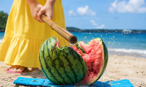 Watermelon Season and Japan’s Fun Summer Tradition by Andrea