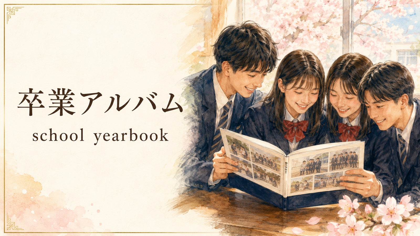 卒業アルバムの英語表現を解説するアイキャッチ