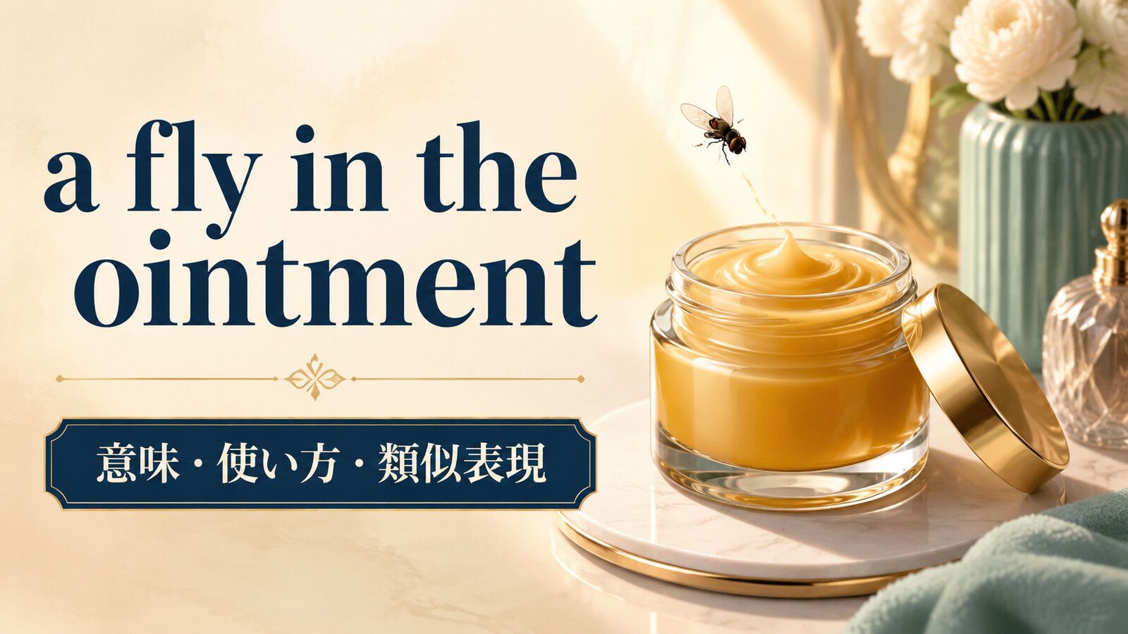 a fly in the ointmentの意味・使い方・類似表現