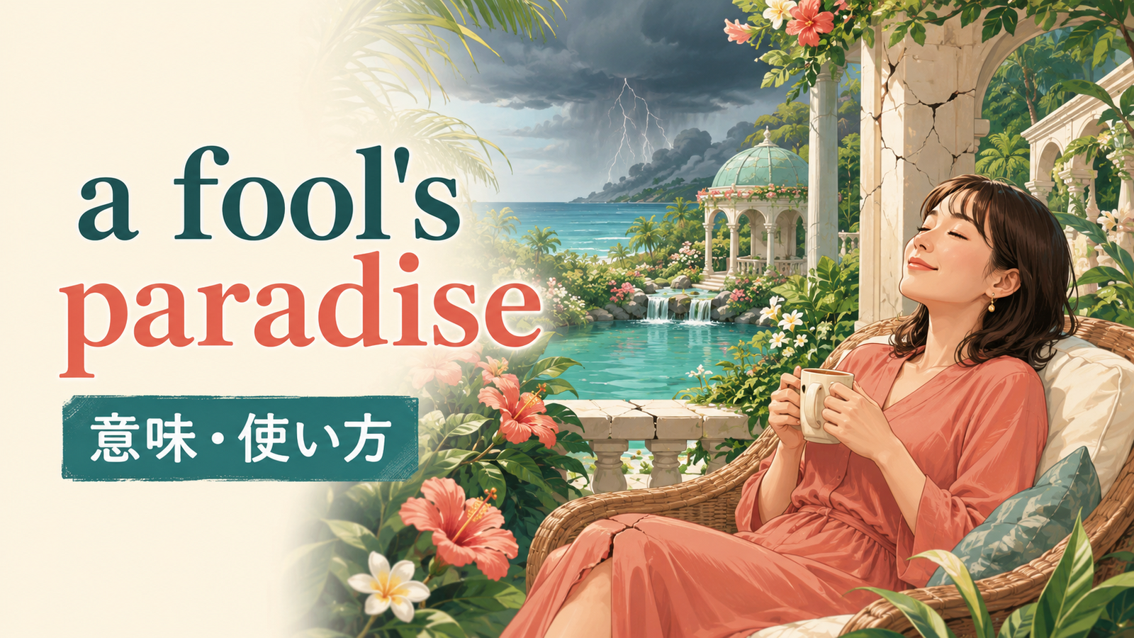 a fool’s paradiseの意味は？「偽りの幸福・根拠のない安心」の使い方と例文