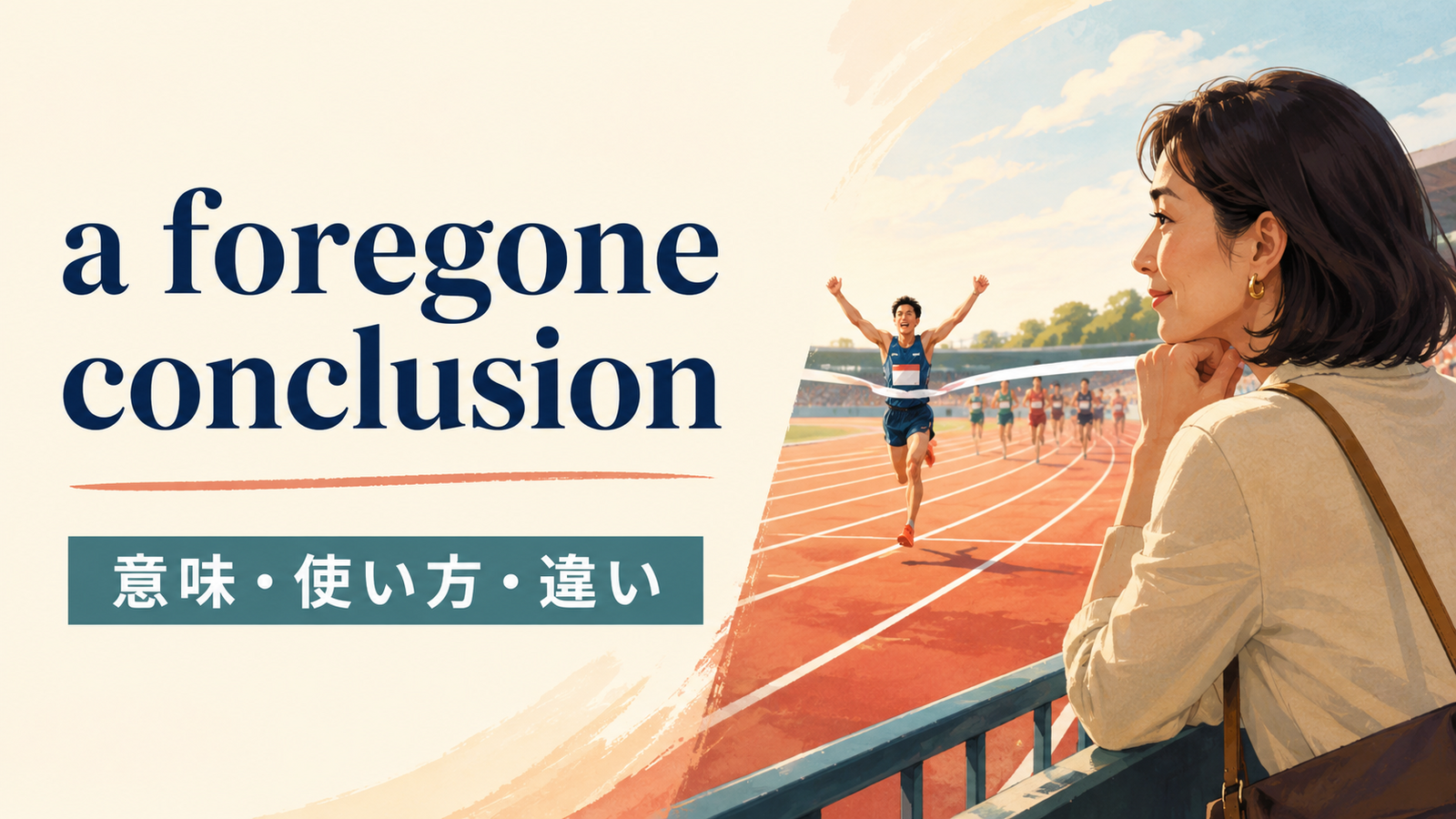 a foregone conclusionの意味は？「初めから分かっている結果」の使い方と例文