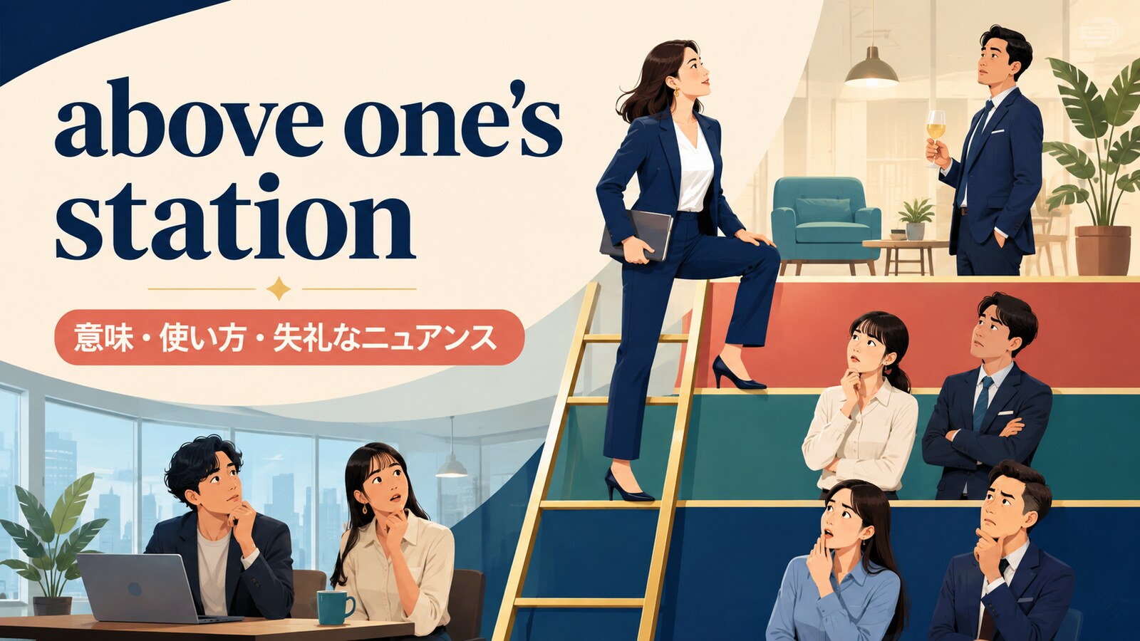 above one’s stationの意味は？使い方・例文と失礼なニュアンスを解説
