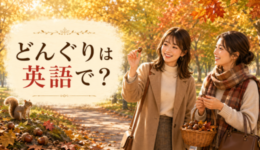 どんぐりは英語で？acornの意味・発音と木の実の英語