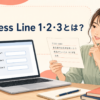 海外フォームのAddress Line 1・2・3へ日本の住所を入力する女性