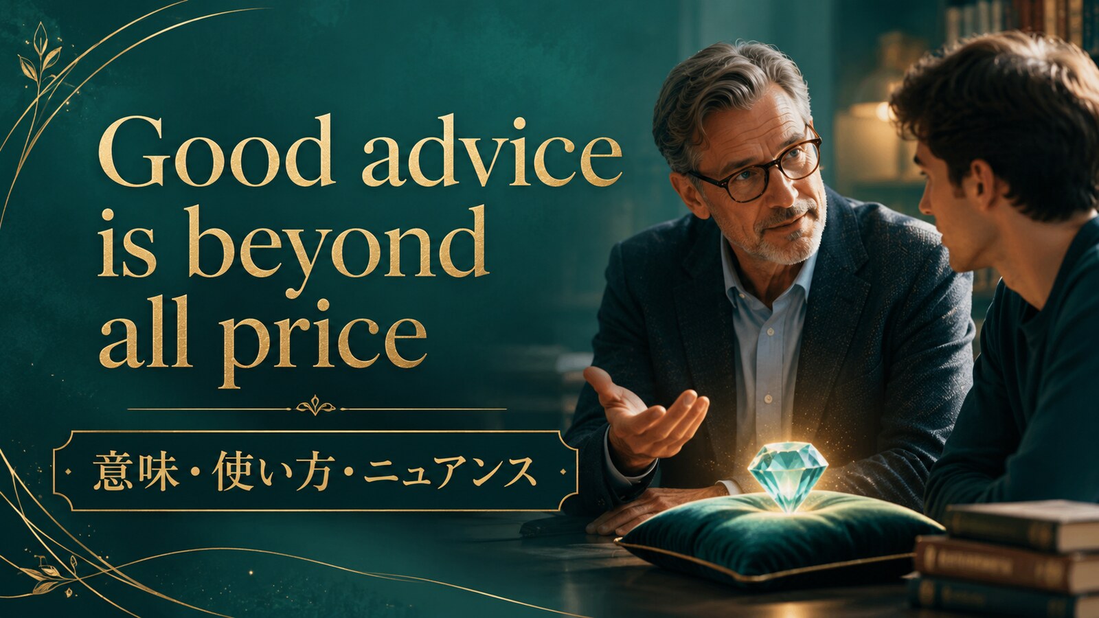 Good advice is beyond all priceの意味・使い方｜ニュアンスと例文を解説
