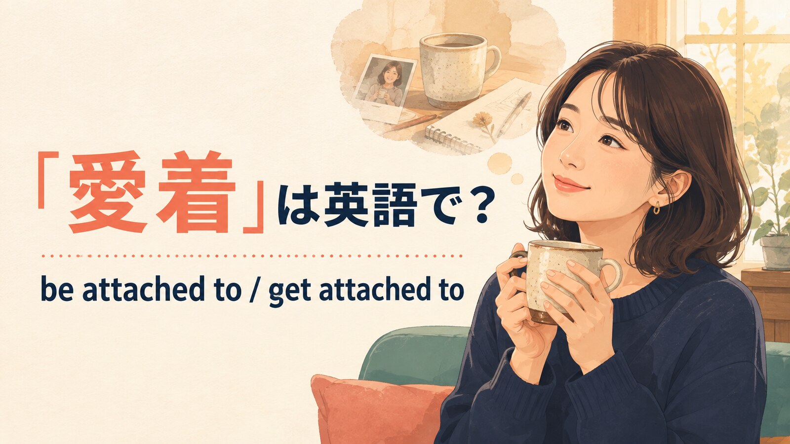 「愛着がある」は英語で？be attached toとget attached toの意味・使い方