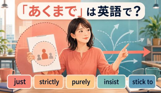 「あくまで」は英語で？Just・Strictly・Purely・Insistの違い