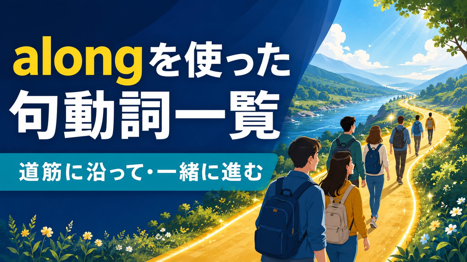 alongを使った句動詞8選｜意味・コアイメージ・使い方を一覧で解説