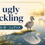 an ugly ducklingの意味・使い方・ニュアンスを表すアイキャッチ画像