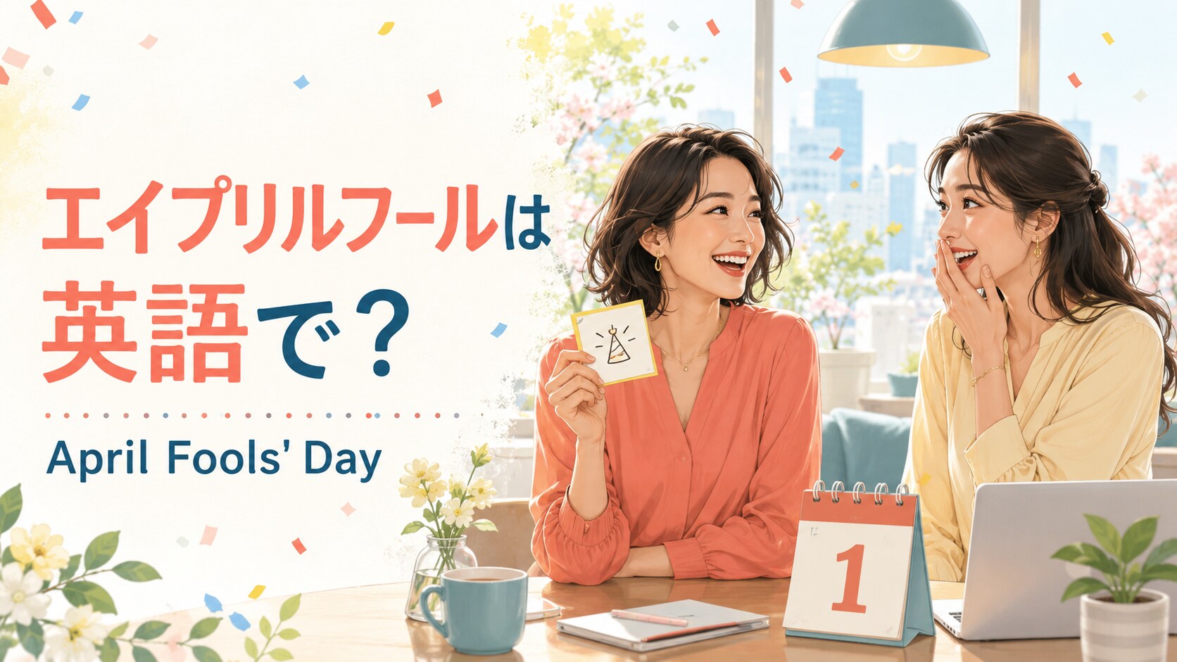 エイプリルフールは英語で？April Fools’ Dayの意味・スペルと使える例文