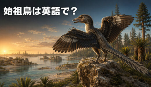 始祖鳥は英語で？Archaeopteryxの発音・語源と鳥と恐竜の特徴
