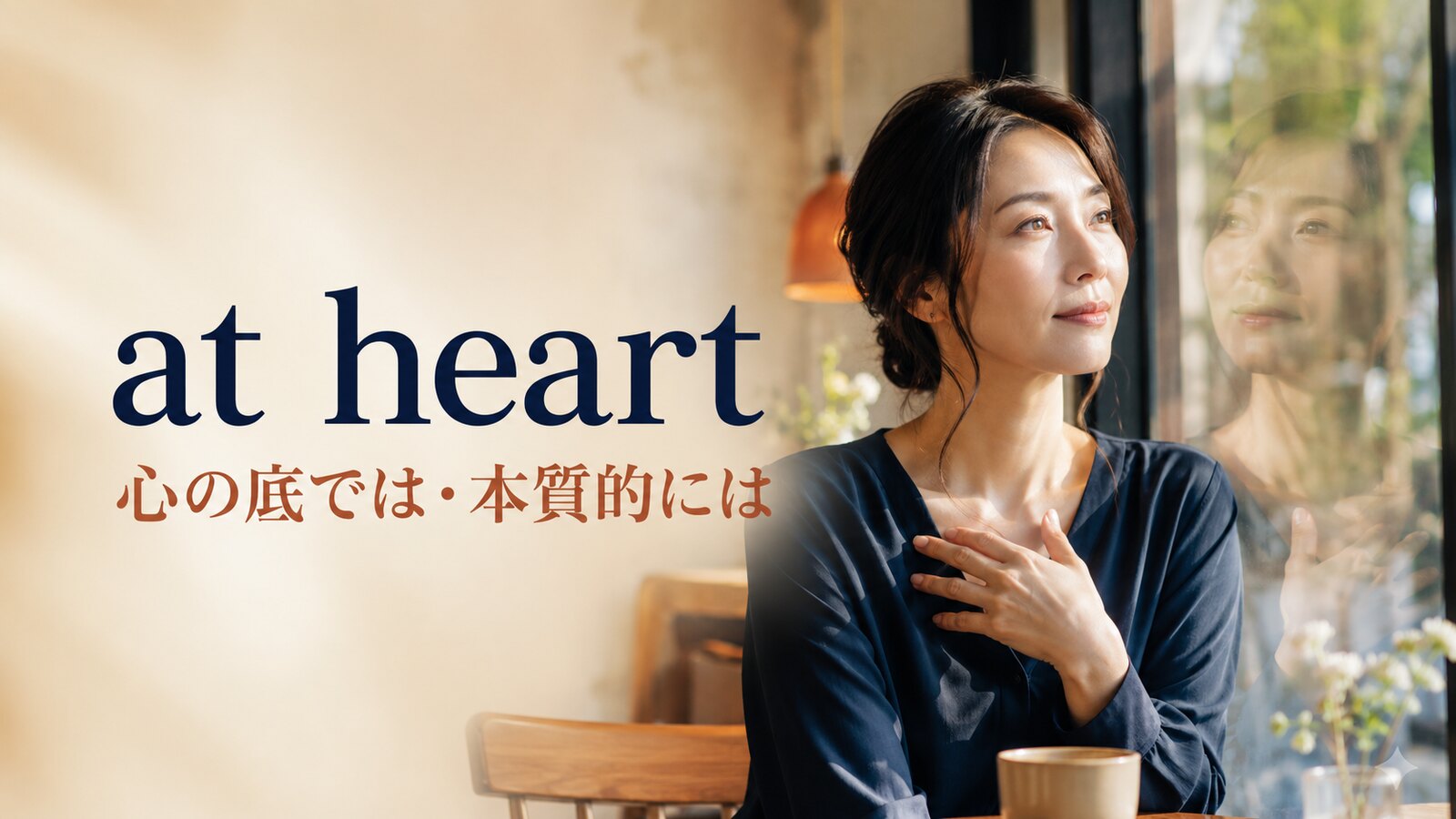 at heartの意味は？by heart・from the heartとの違いと使い方