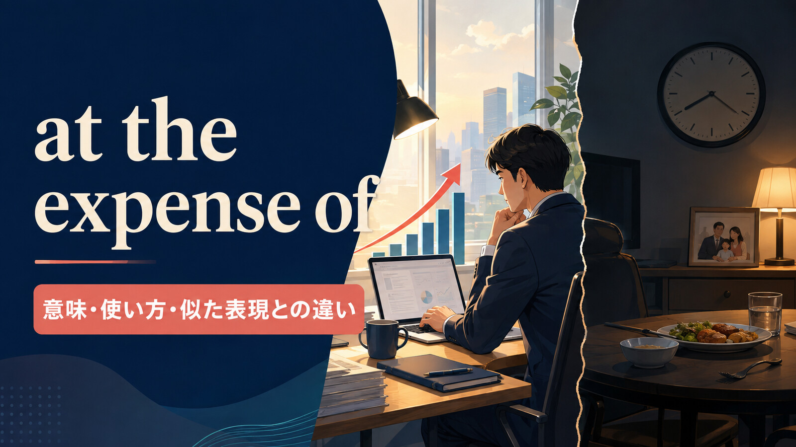 at the expense ofの意味は？「〜を犠牲にして」の使い方とat your own expenseとの違い