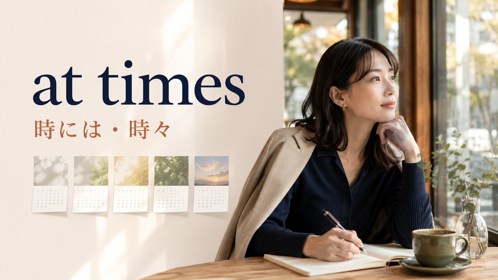 at timesの意味は？sometimes・from time to time・occasionallyとの違い