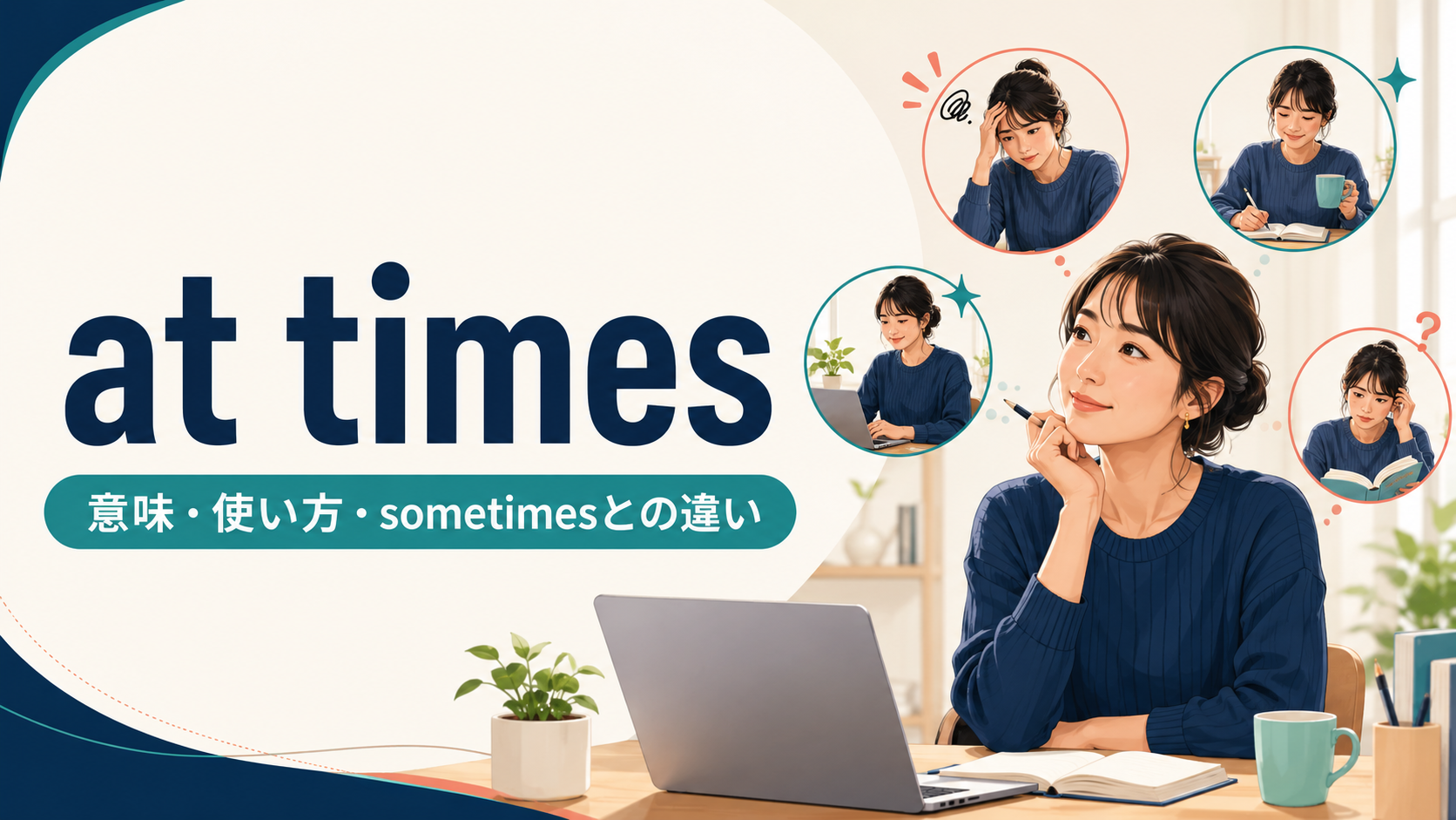 at timesの意味・使い方とsometimesとの違い