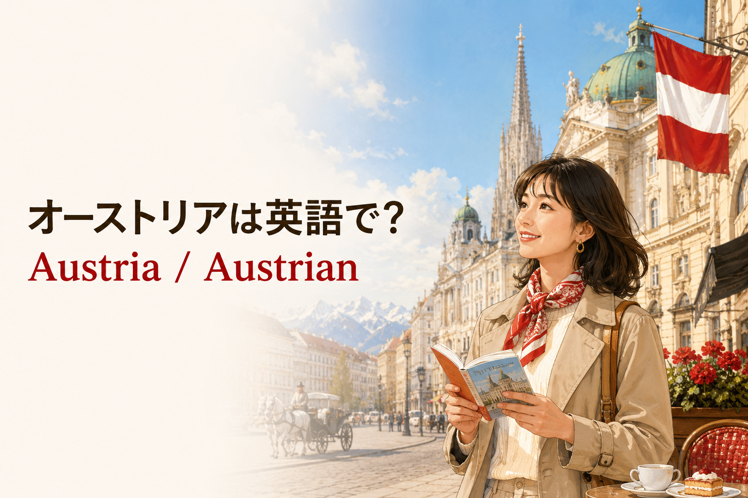オーストリアは英語で？Austria・Austrianの違い｜Australiaとの見分け方